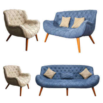 مبل راحتی 7 نفره  مدل چستر قایقی